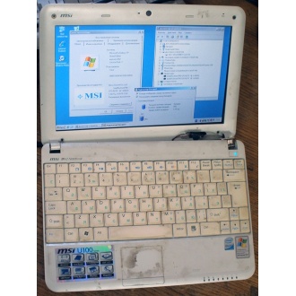 Нетбук MSI Wind U100 (Intel Atom N270 1.66Ghz /1024Mb DDR2 /120Gb /10" 1024x600) - Внуково