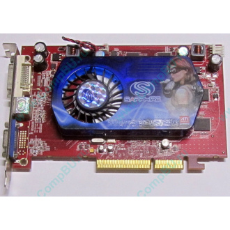 Б/У видеокарта 512Mb DDR2 ATI Radeon HD2600 PRO AGP Sapphire (Внуково)