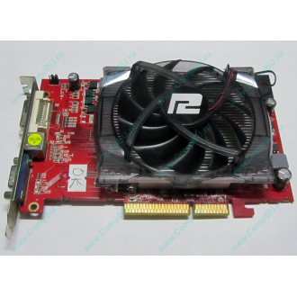 Б/У видеокарта 1Gb ATI Radeon HD4670 AGP PowerColor R73KG 1GBK3-P (Внуково)