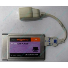 Сетевая карта для ноутбука 3COM Mehahertz 3CCFE574BT (PCMCIA) - Внуково