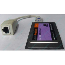 Сетевая карта для ноутбука 3COM Mehahertz 3CCFE574BT (PCMCIA) - Внуково