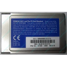 Сетевая карта 3COM Etherlink III 3C589D-TP (PCMCIA) без LAN кабеля (без хвоста) - Внуково